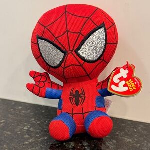 Ty Beanie Baby “Spider-Man” from Marvel Spider-Man  (6 inch)